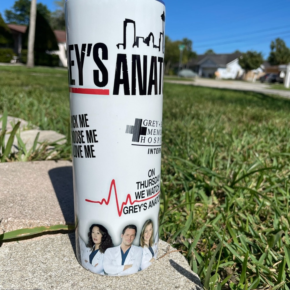 Grey’s anatomy tumbler